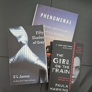 Book Collection: Phenomenal, Fifty Shades of Grey, The Girl on the Train